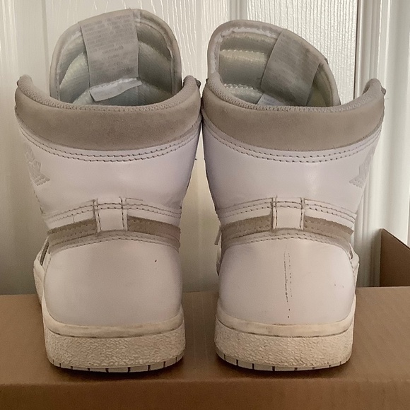 USED Mens Sz 7/Wmns 8.5 Nike Air Jordan 1 High 85’ Neutral Grey 2021 BQ4422-100 - Picture 4 of 9